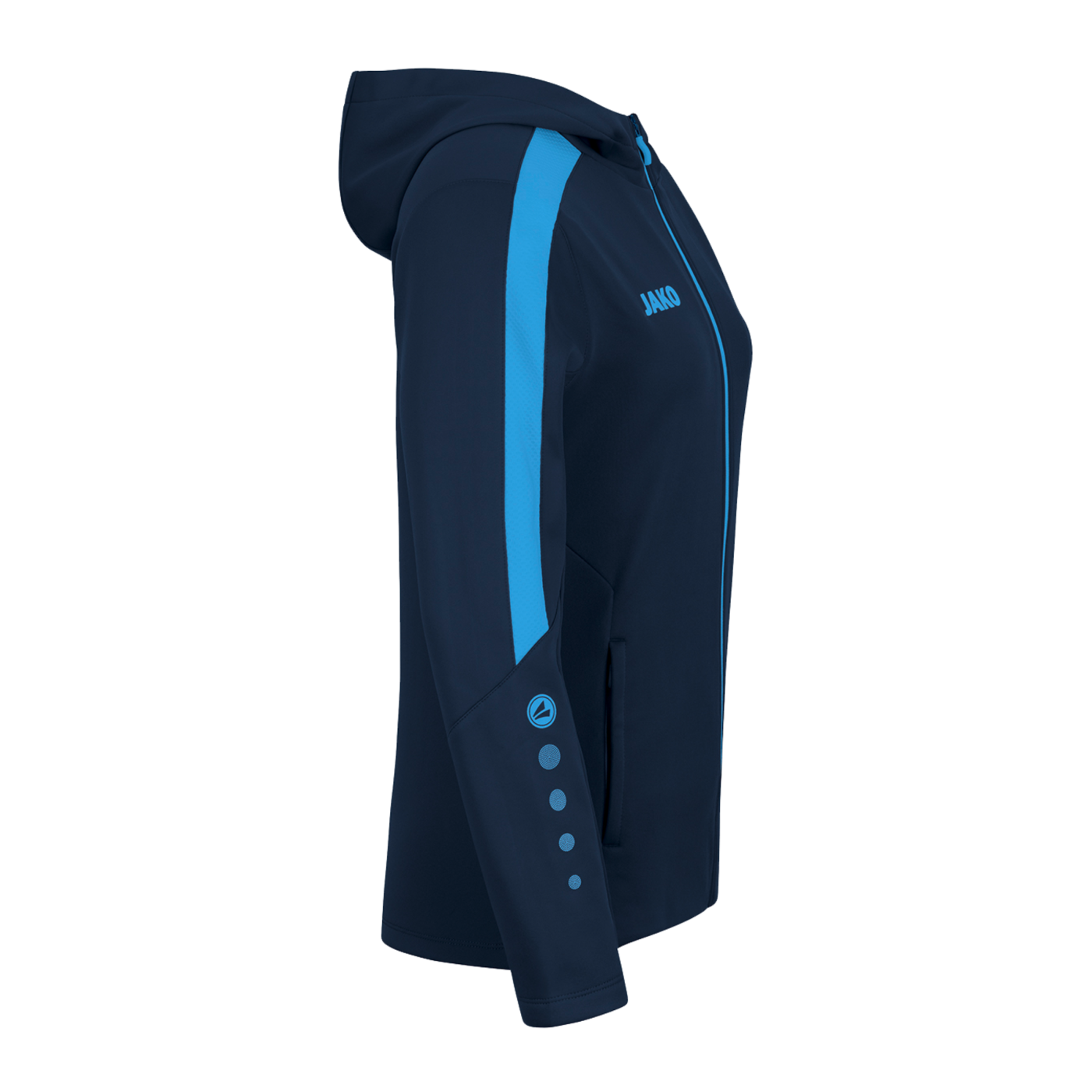 JAKO Power Kapuzenjacke Damen Blau F910