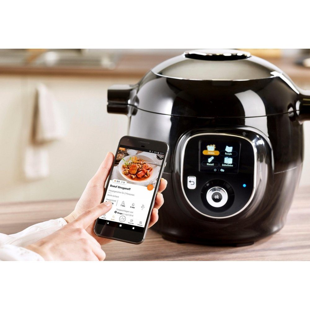 Krups Multikocher CZ7158 Cook4Me+ Connect - Multikocher - schwarz/grau