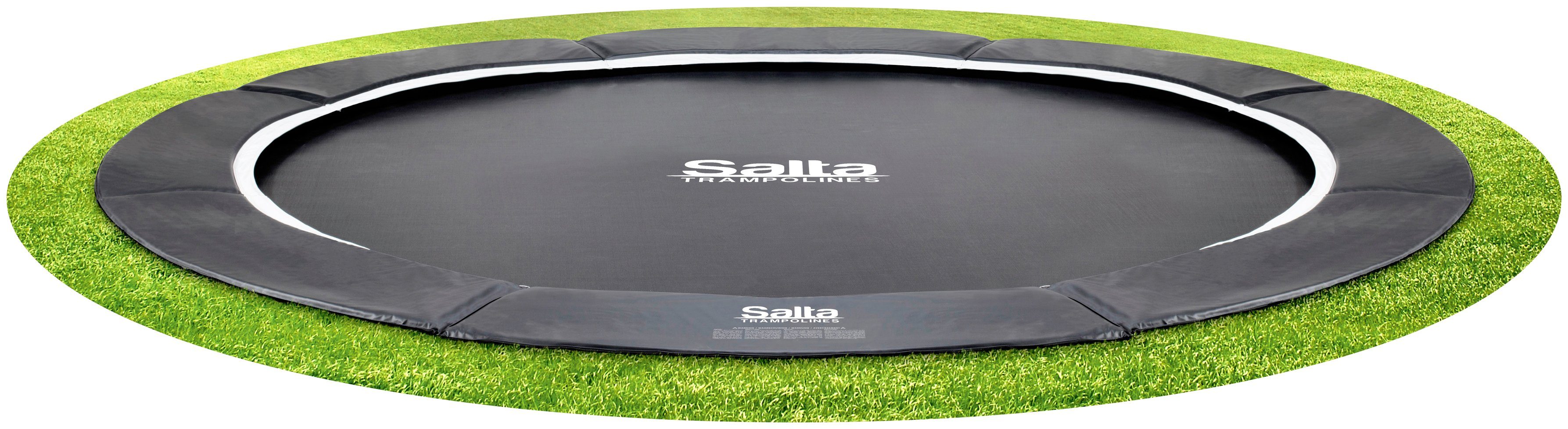 Salta Gartentrampolin Royal Baseground, Ø 251 cm, Schutzrand schwarz