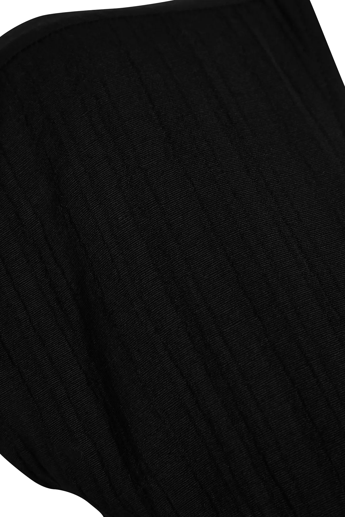 Trendyol Collection  Schwarzes Mini-Strandkleid aus gewebtem Leinengemisch mit Cut-out/Fensterausschnitt TBESS24EL00075