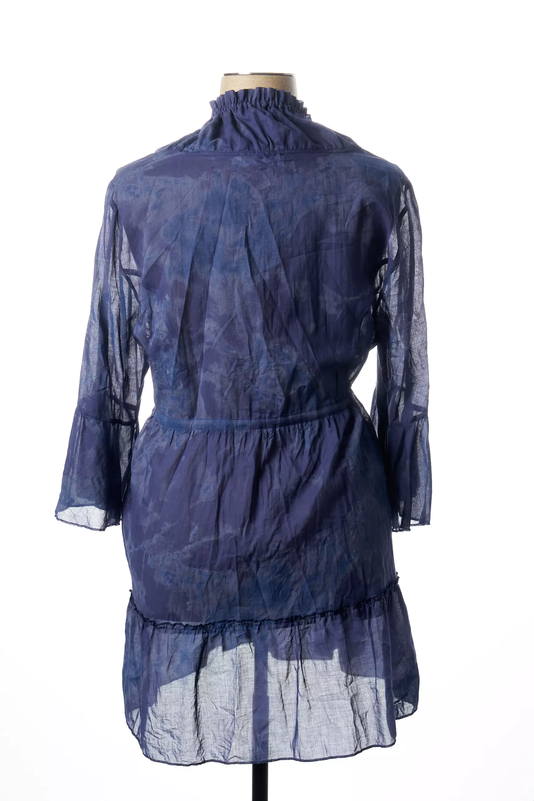 Fred Sabatier Tuniquemanchelongue Femme couleur bleu