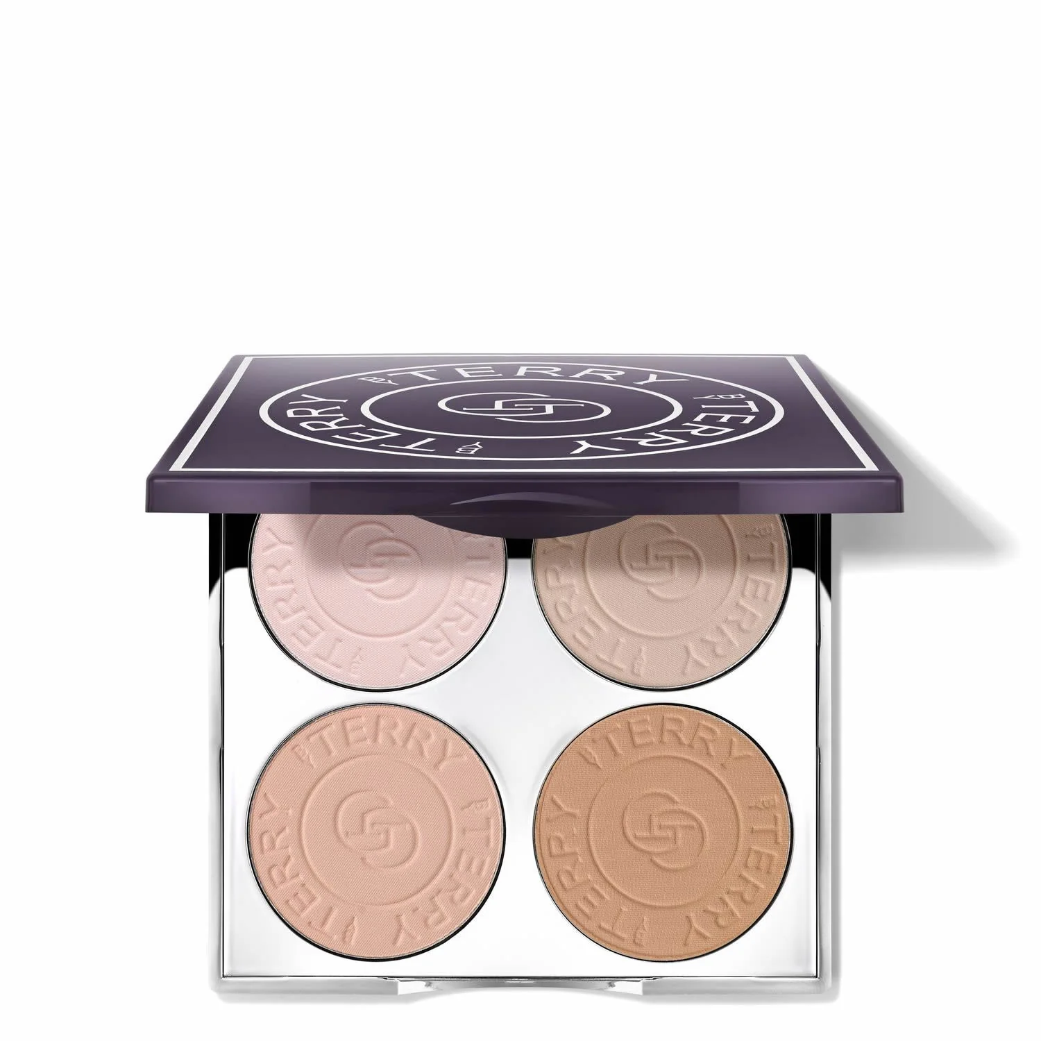 Paleta de polvos compactos Hydra-Powder con ácido hialurónico para el rostro
