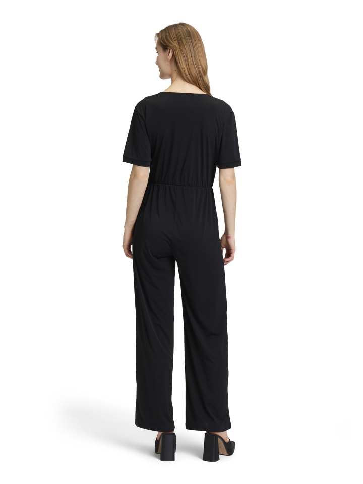 CARTOON Jumpsuit mit Bindegürtel in Schwarz günstig kaufen