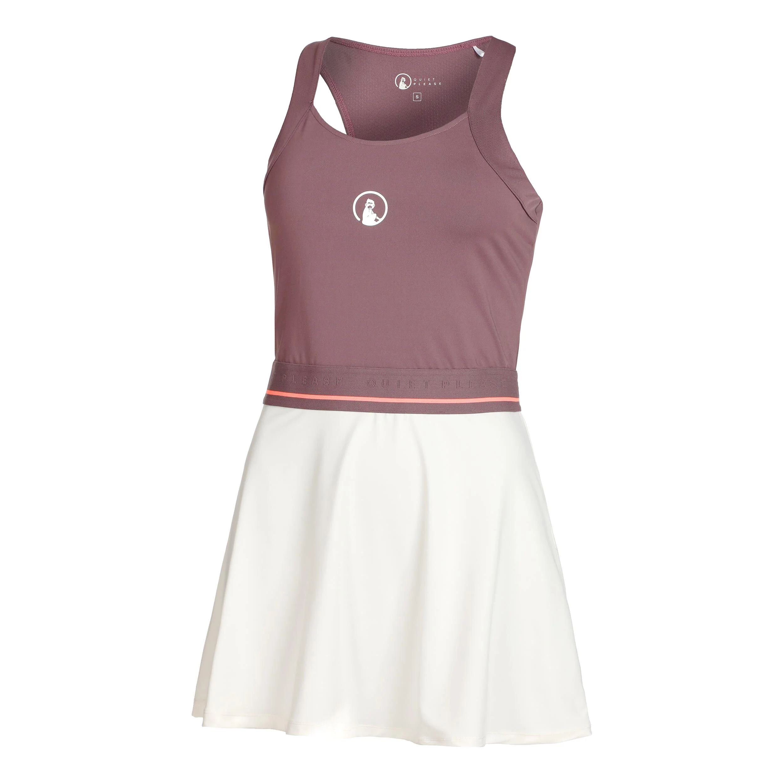 Volley Kleid Damen - Lila, Weiß