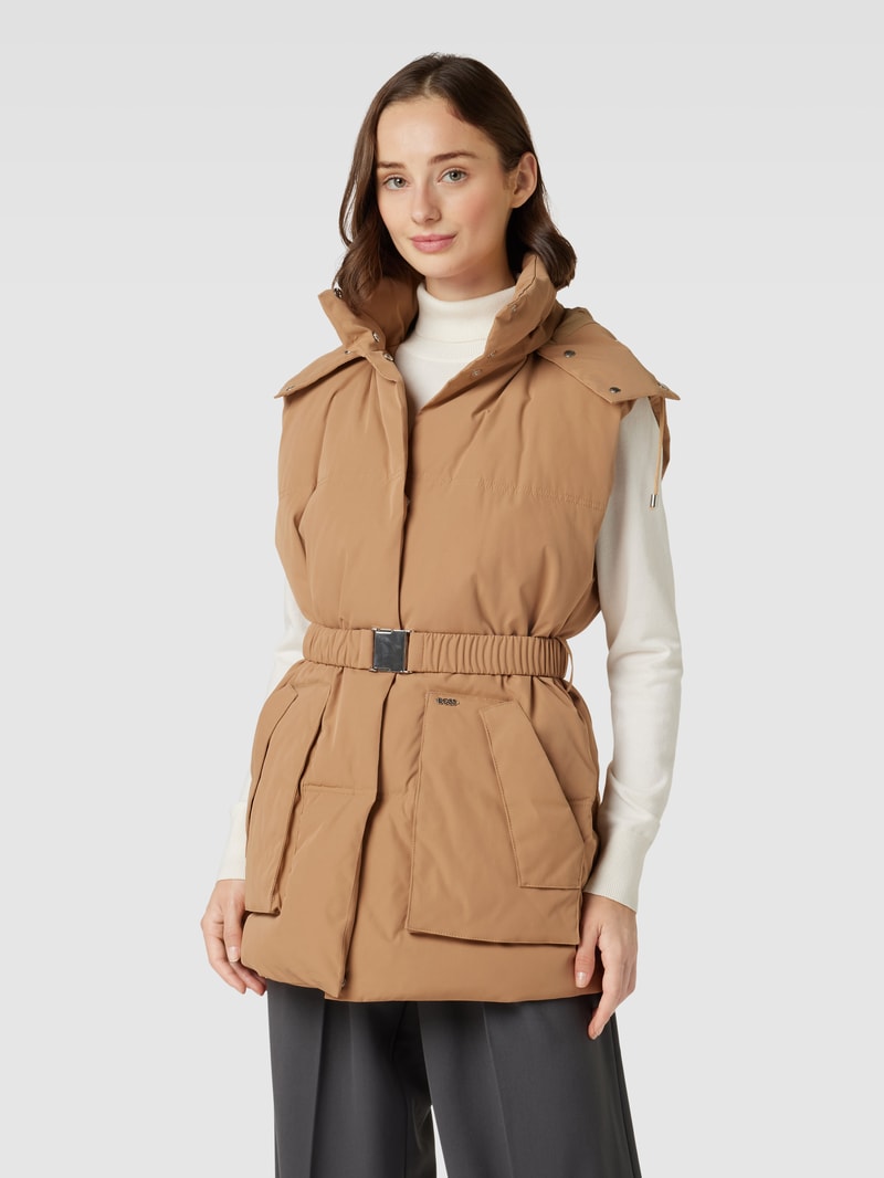 Outdoor-Weste mit Taillengürtel Modell 'Paolety' in beige