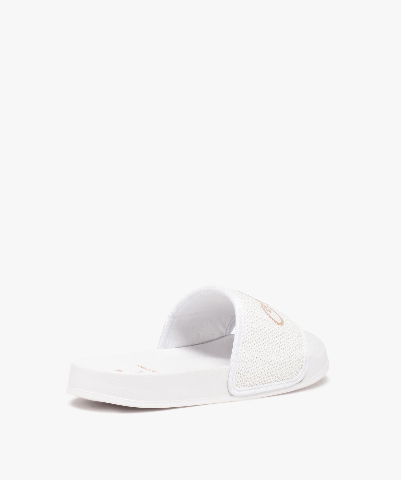 Mules de piscine fille ornées de sequins – Airness blanc | GEMO