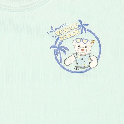 T-Shirt kurzarm, hellblau für Mädchen