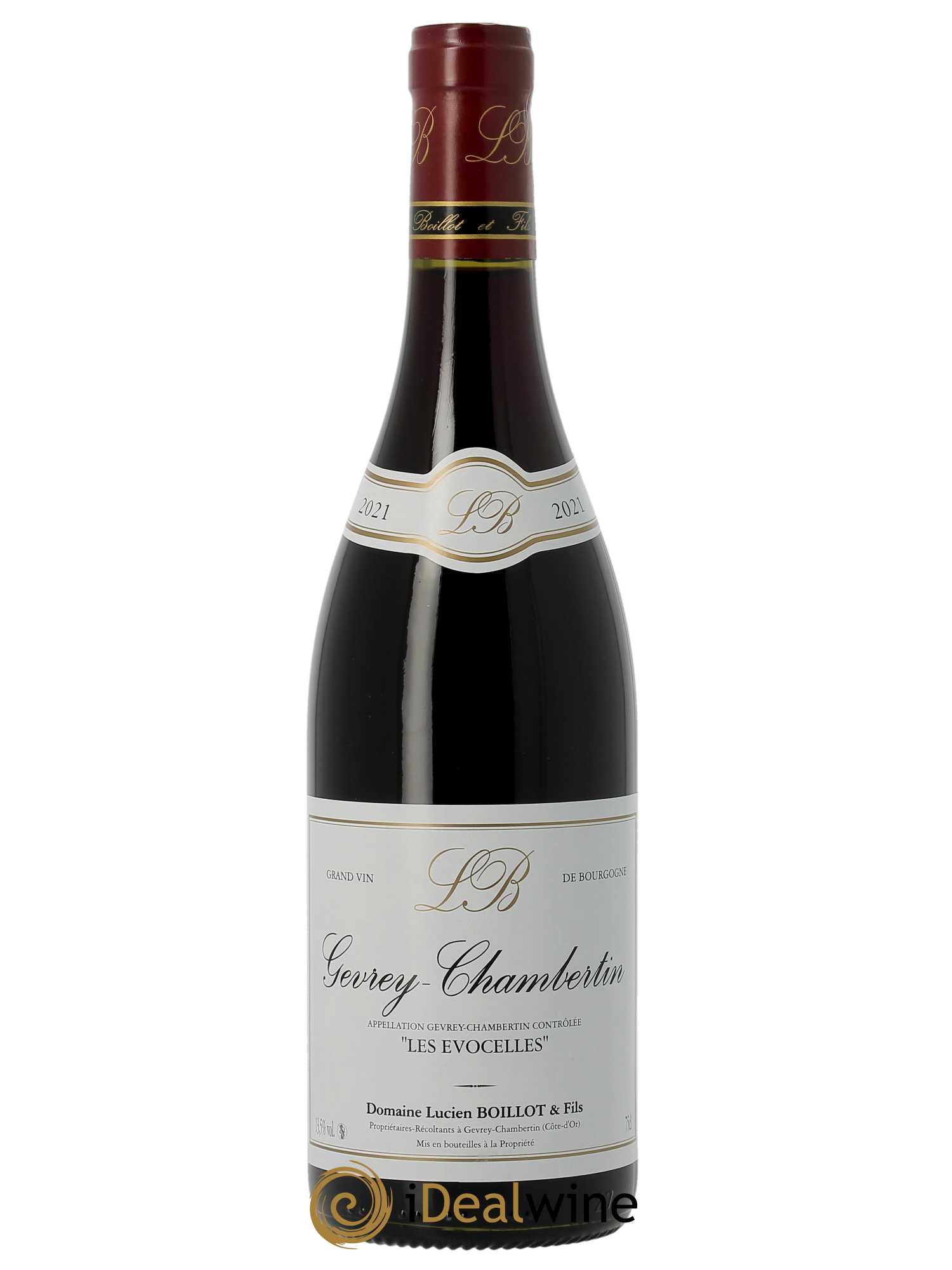 Gevrey-Chambertin Les Evocelles Lucien Boillot & Fils (Domaine)  2021 - Lot de 1 Bouteille