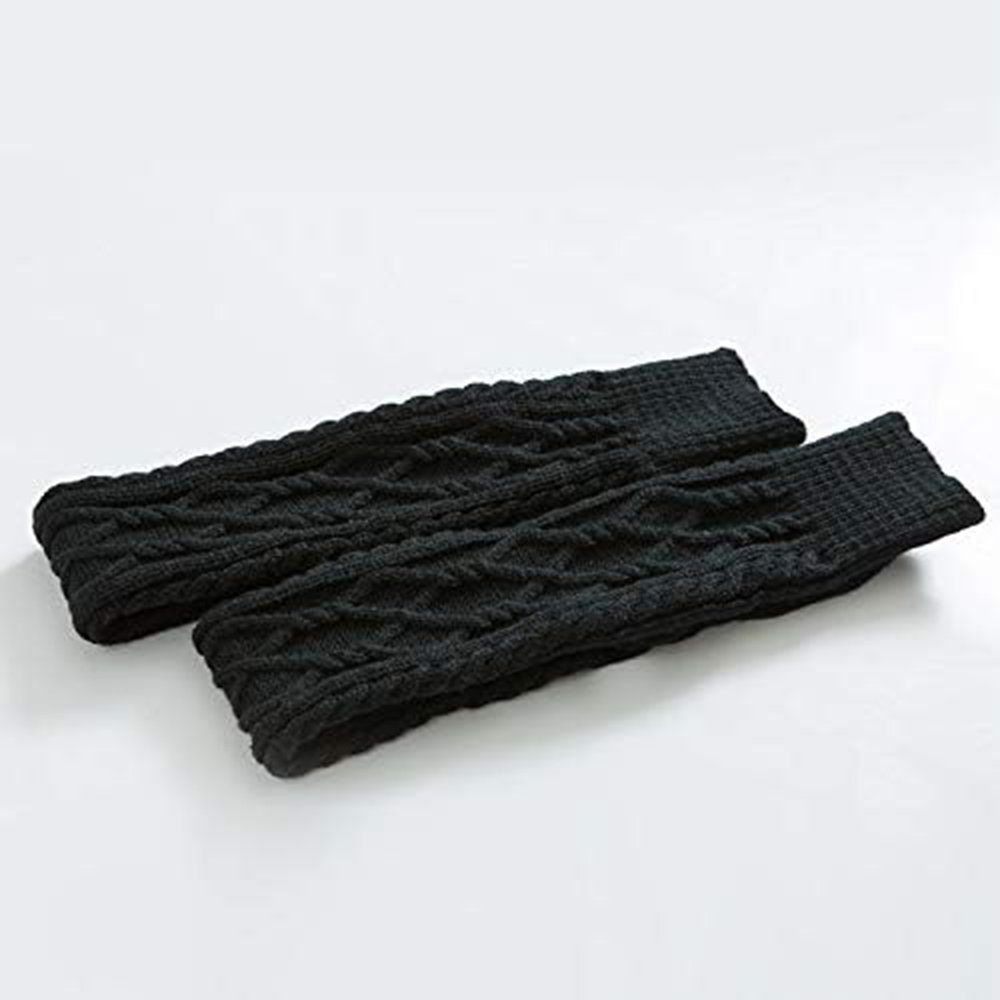 Beinstulpen Kniestrümpfe Damen Overknee Winter Strick Strümpfe (Ballett, Yoga, Beinwärmer Gestrickt) Stiefelstrümpfe Legwarmers Beinstulpen 1 Paar