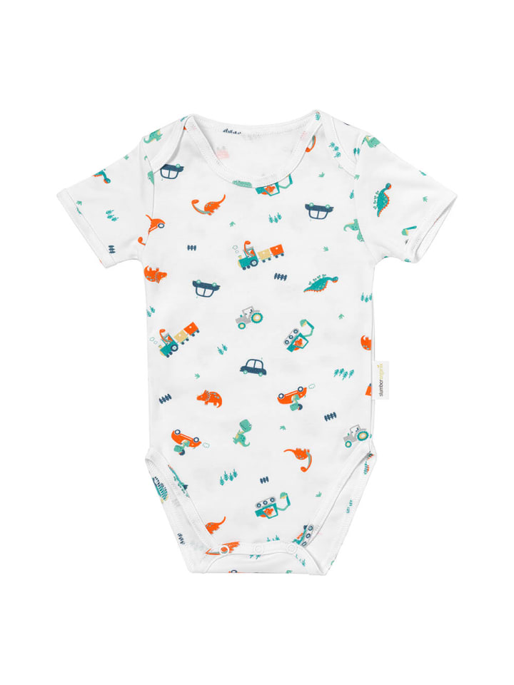 SlumberOrganix Bio Baby-Body kurzarm in Hellblau günstig kaufen