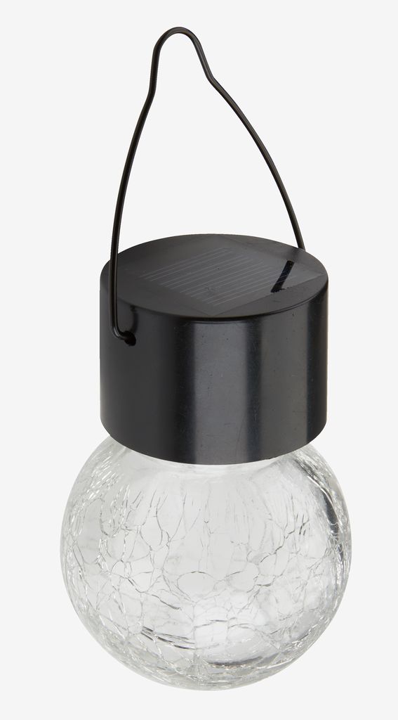 Lampa solarna NIGHTINGALE Ø6xH14cm przezroczysta
