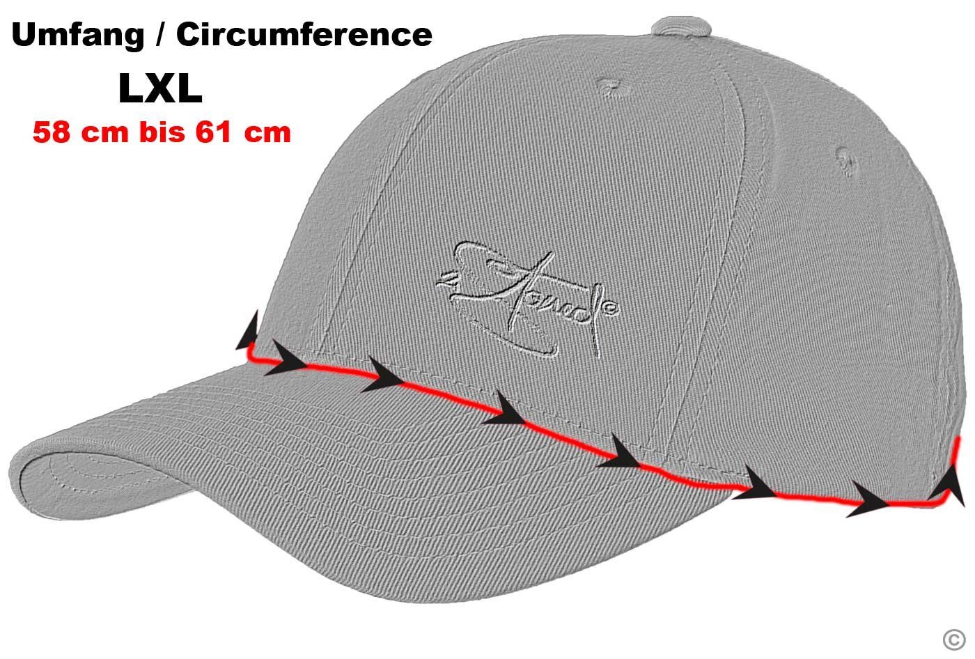 2Stoned Baseball Cap Flexfit Cap mit Stick Classic Logo für Damen, Herren und Kinder hinten geschlossen, verstärkte Front, mittleres Profil