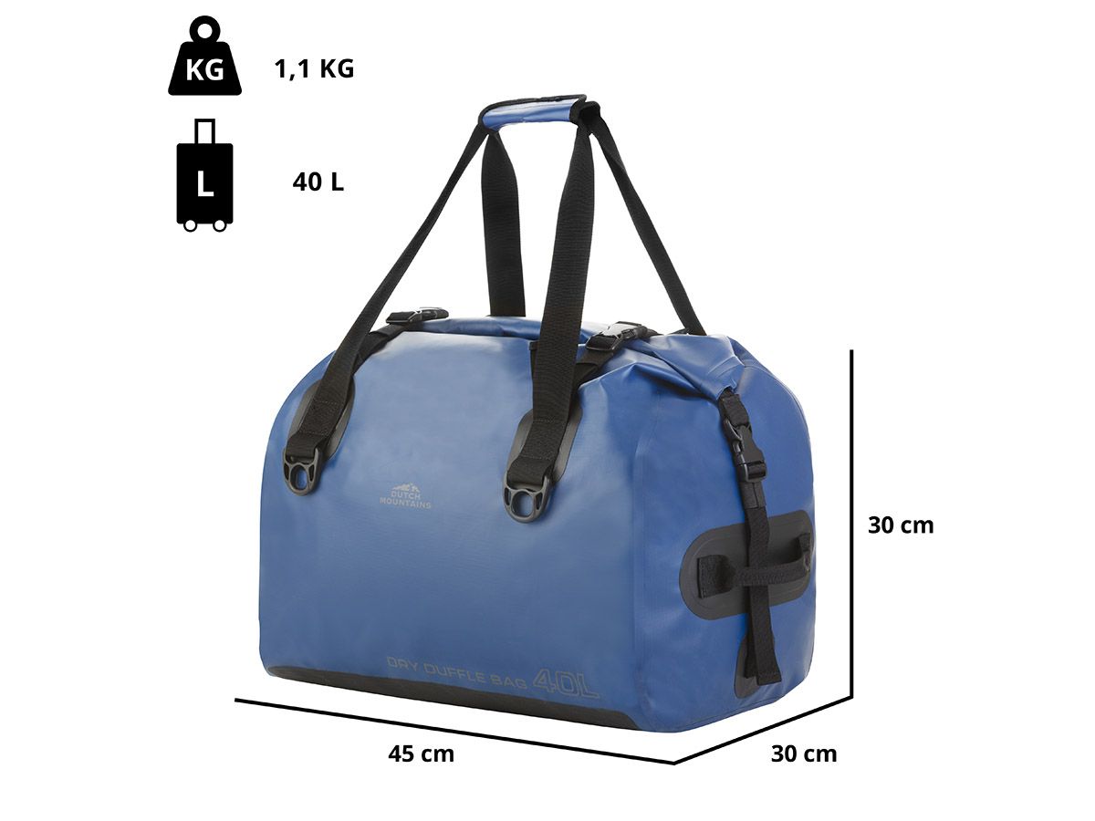 Dutch Mountains 40 Liter Reisetasche mit Roll-Top