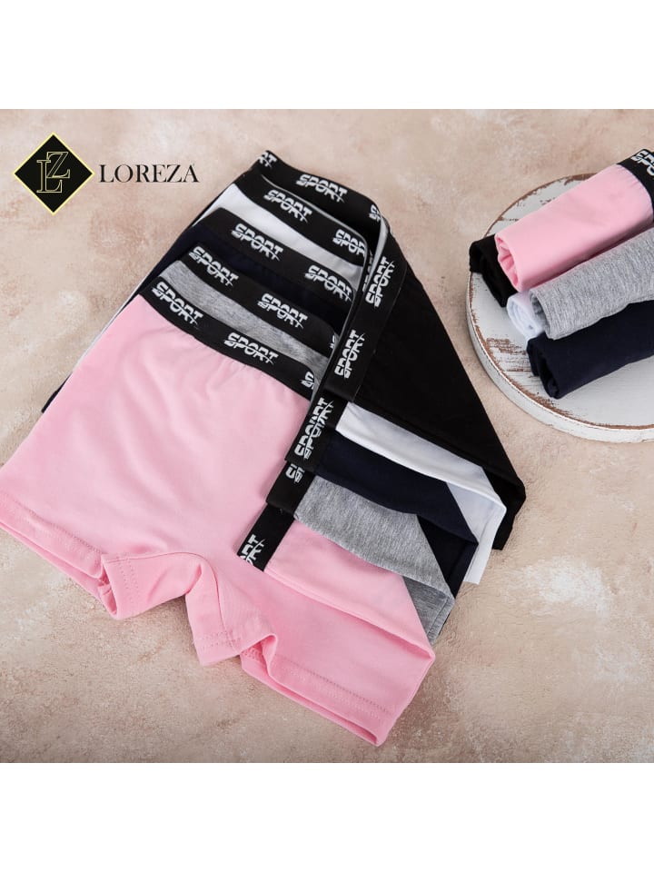 LOREZA 10er Set Pantys - Sport - Bunt günstig kaufen