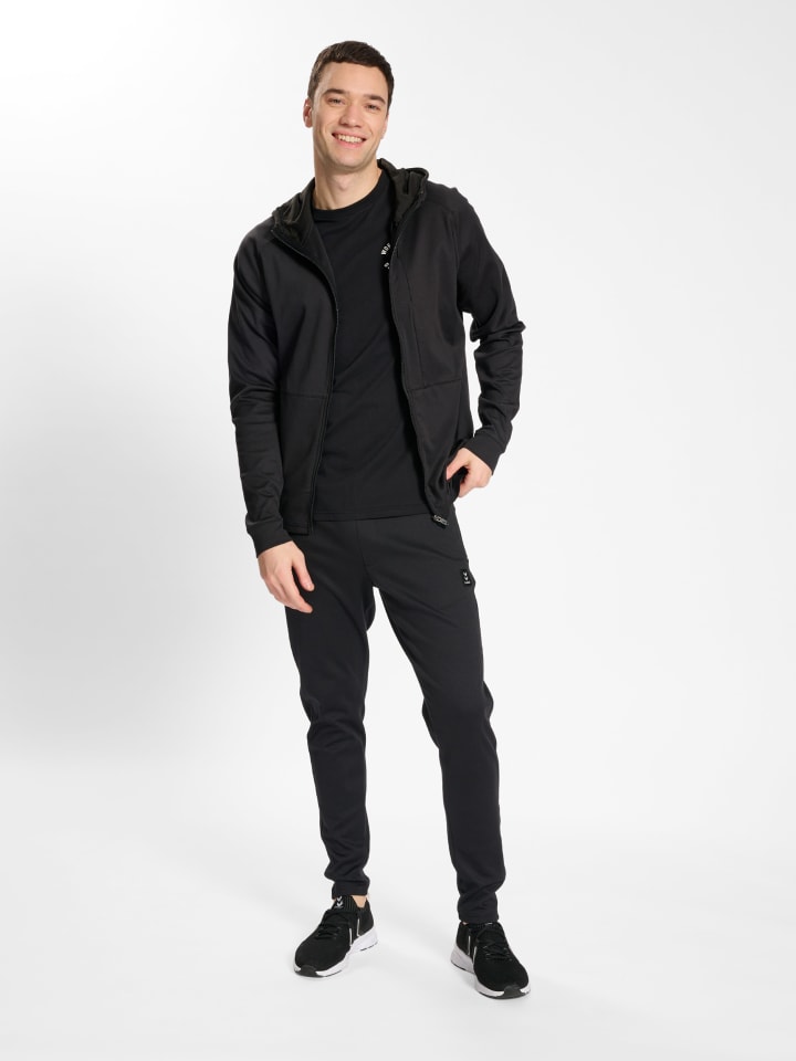 Hummel Hummel Reißverschluss Kapuzenpullover Hmlmt Interval Multisport Herren in BLACK günstig kaufen