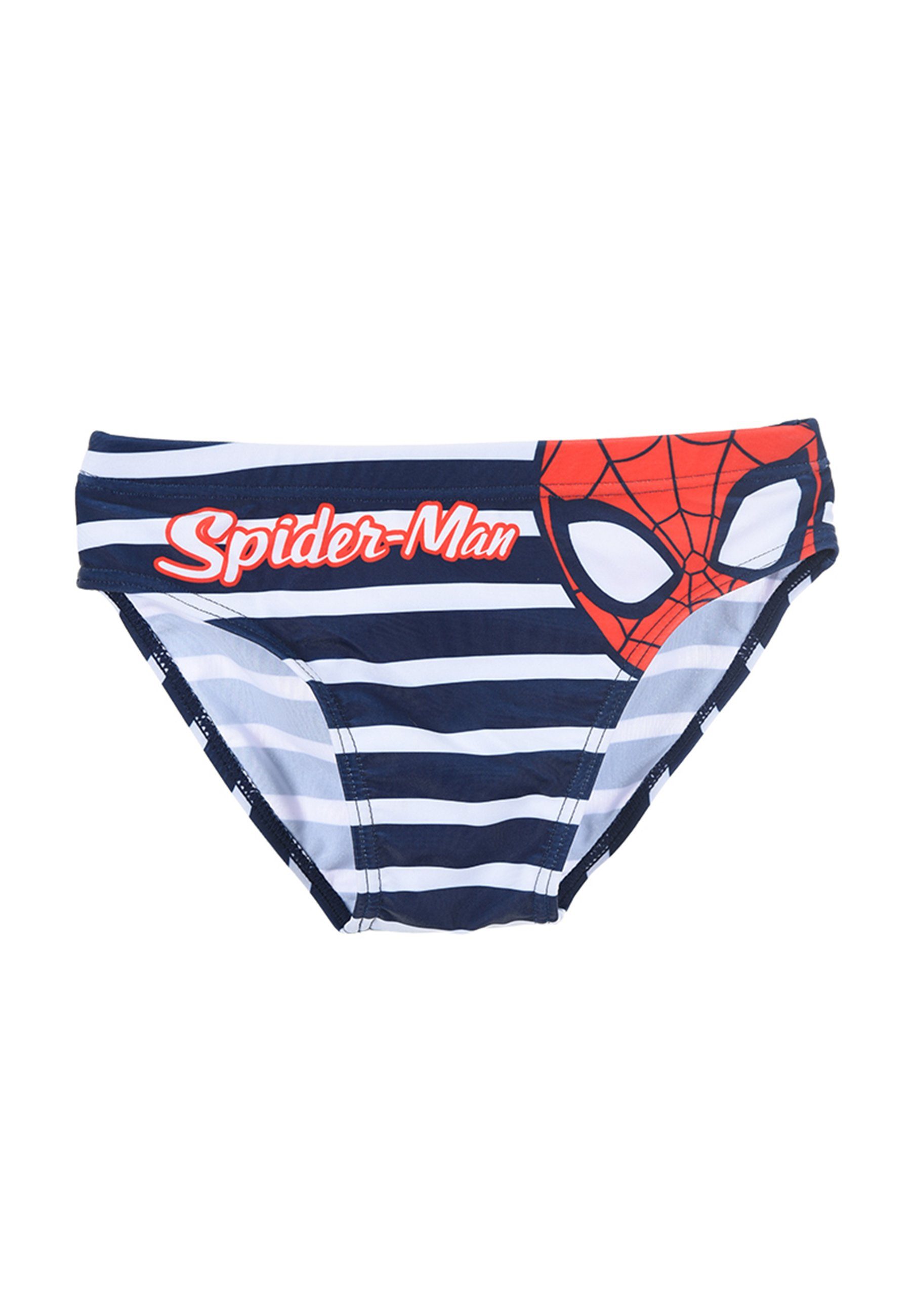 Spiderman Badehose Marvel Badehose Badeslip Blau