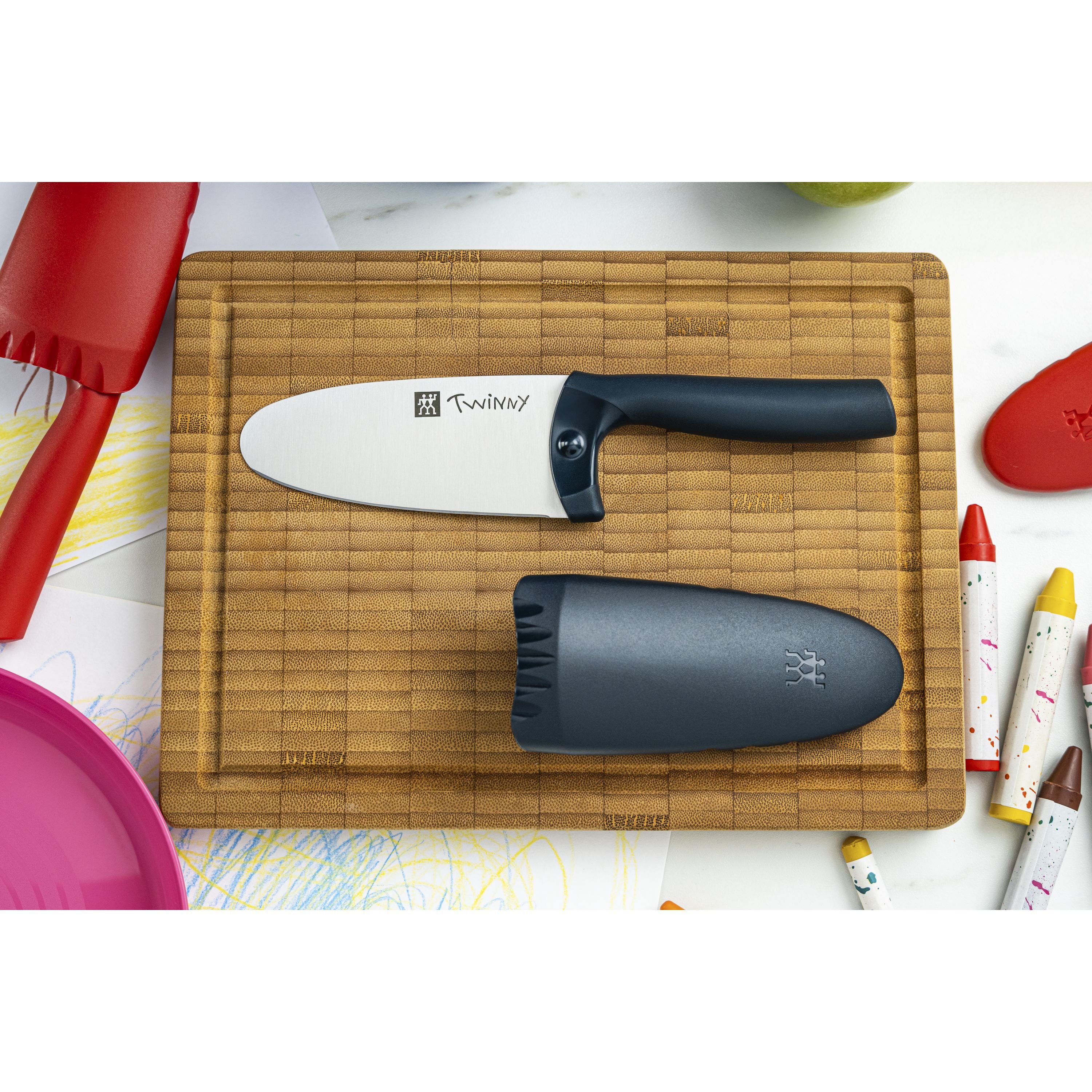 Kochmesser 10 cm, Blau