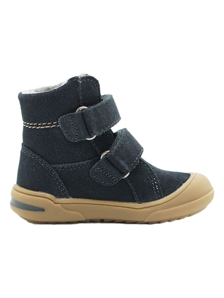 lamino Leder-Boots in Dunkelblau günstig kaufen