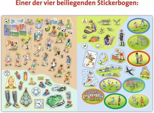 Ravensburger Wieso? Weshalb? Warum? Stickerheft: Fußball