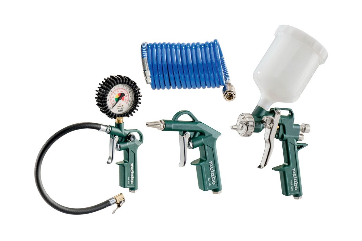 Metabo Accessories 601585180 LPZ 4 Orion Zestaw akcesoriów do sprężonego powietrza 4-częściowy
