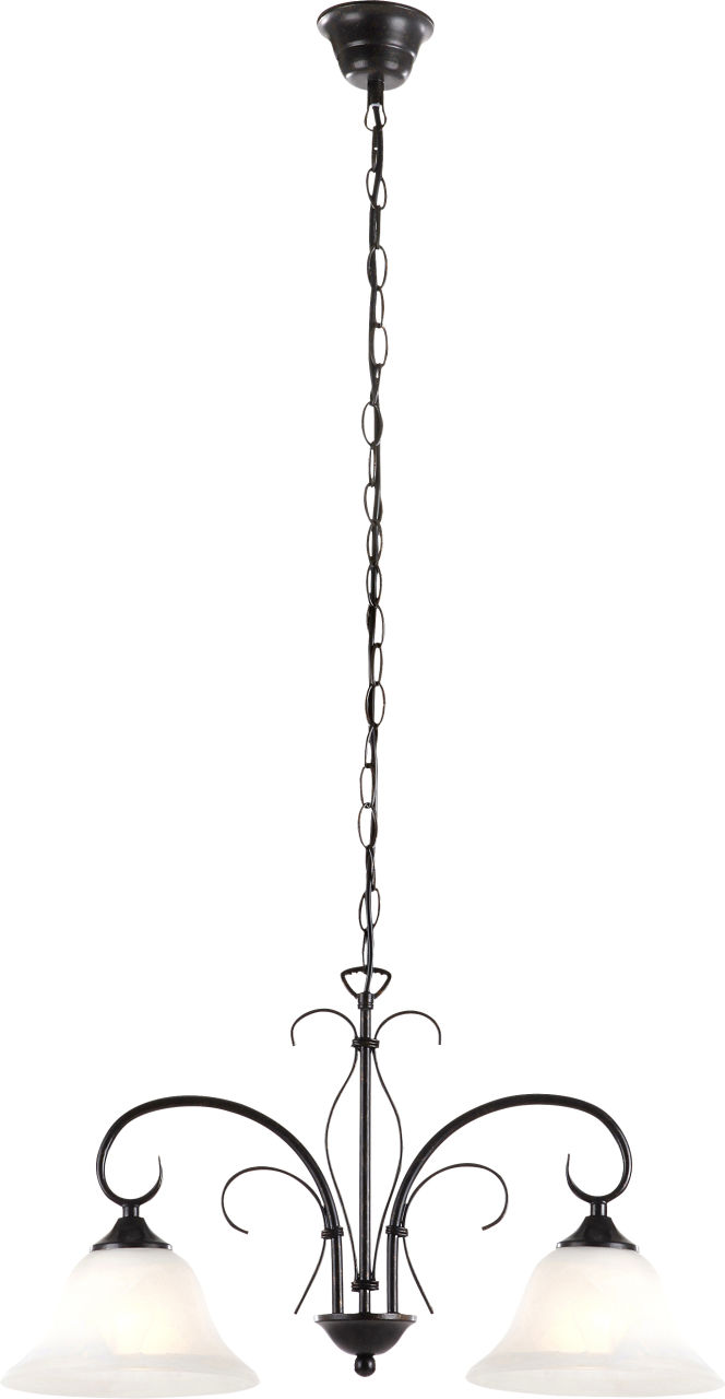 Globo Lighting - ARIES - Hängeleuchte Metall rostfarben, 2x E27