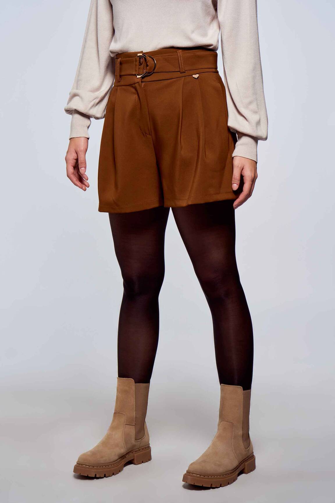 Amelie Amelie Shorts 1 Femme couleur beige