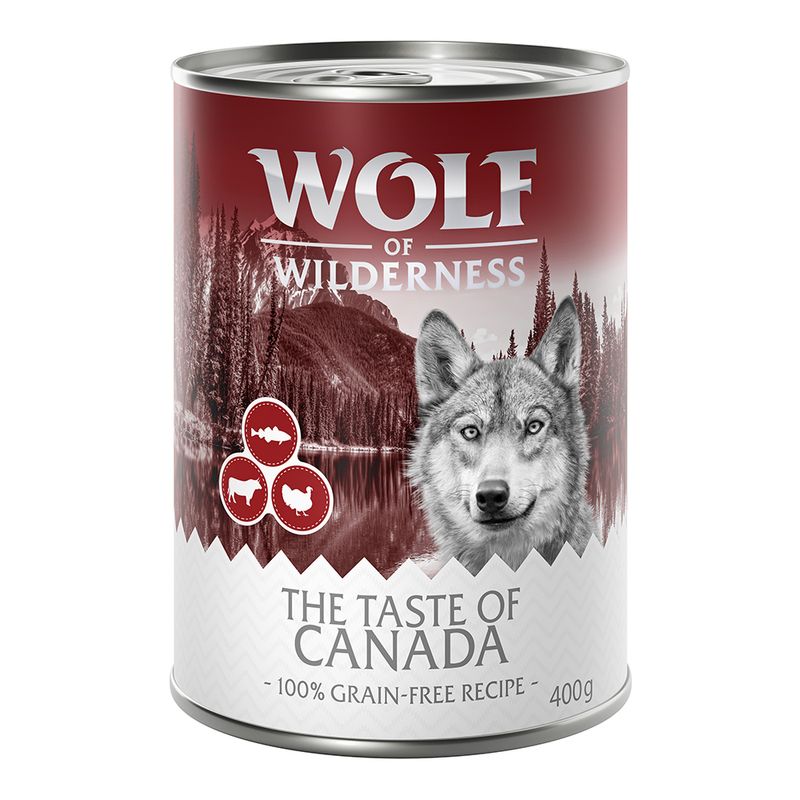 Sparpaket Wolf of Wilderness 'The Taste Of' 24 x 400 g