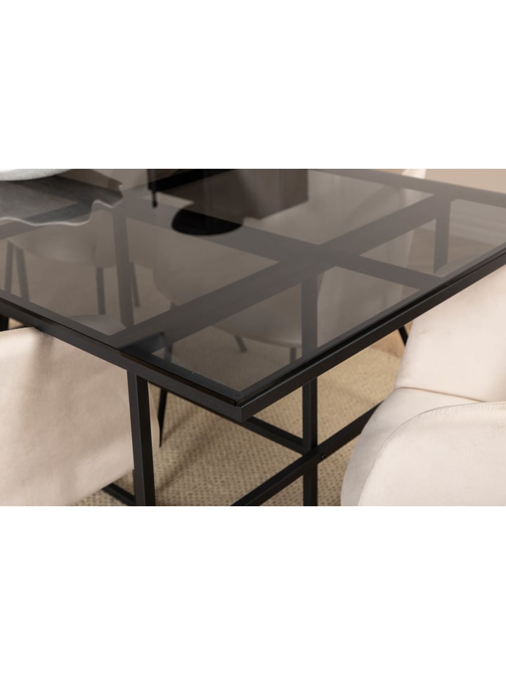 ebuy24 Essgruppe Leif (7-teilig) Grau 90 x 200 cm günstig kaufen onesize