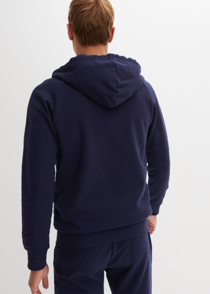 Essential Kapuzen-Sweatjacke aus Bio-Baumwolle