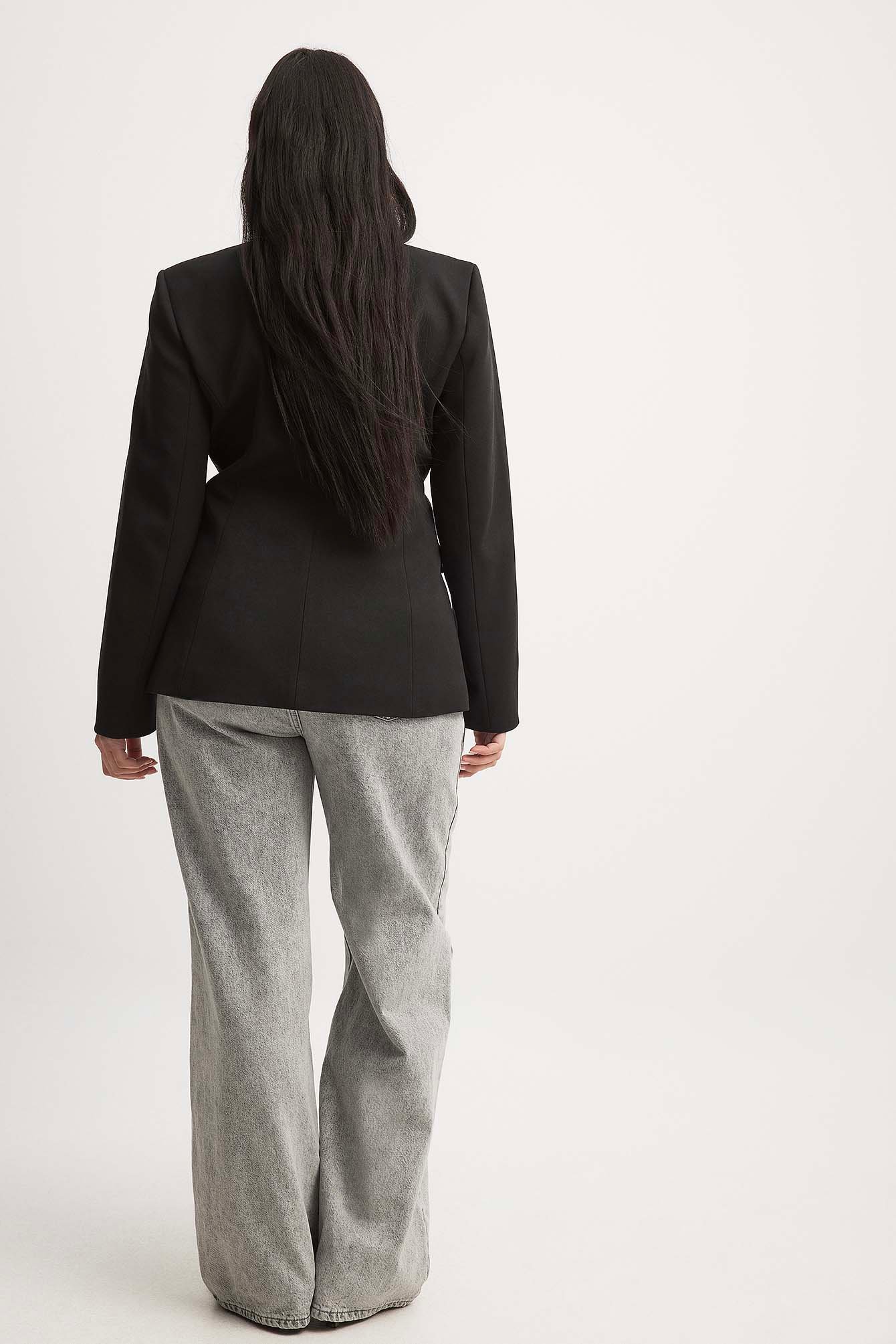 Taillierter Blazer mit einem Knopf