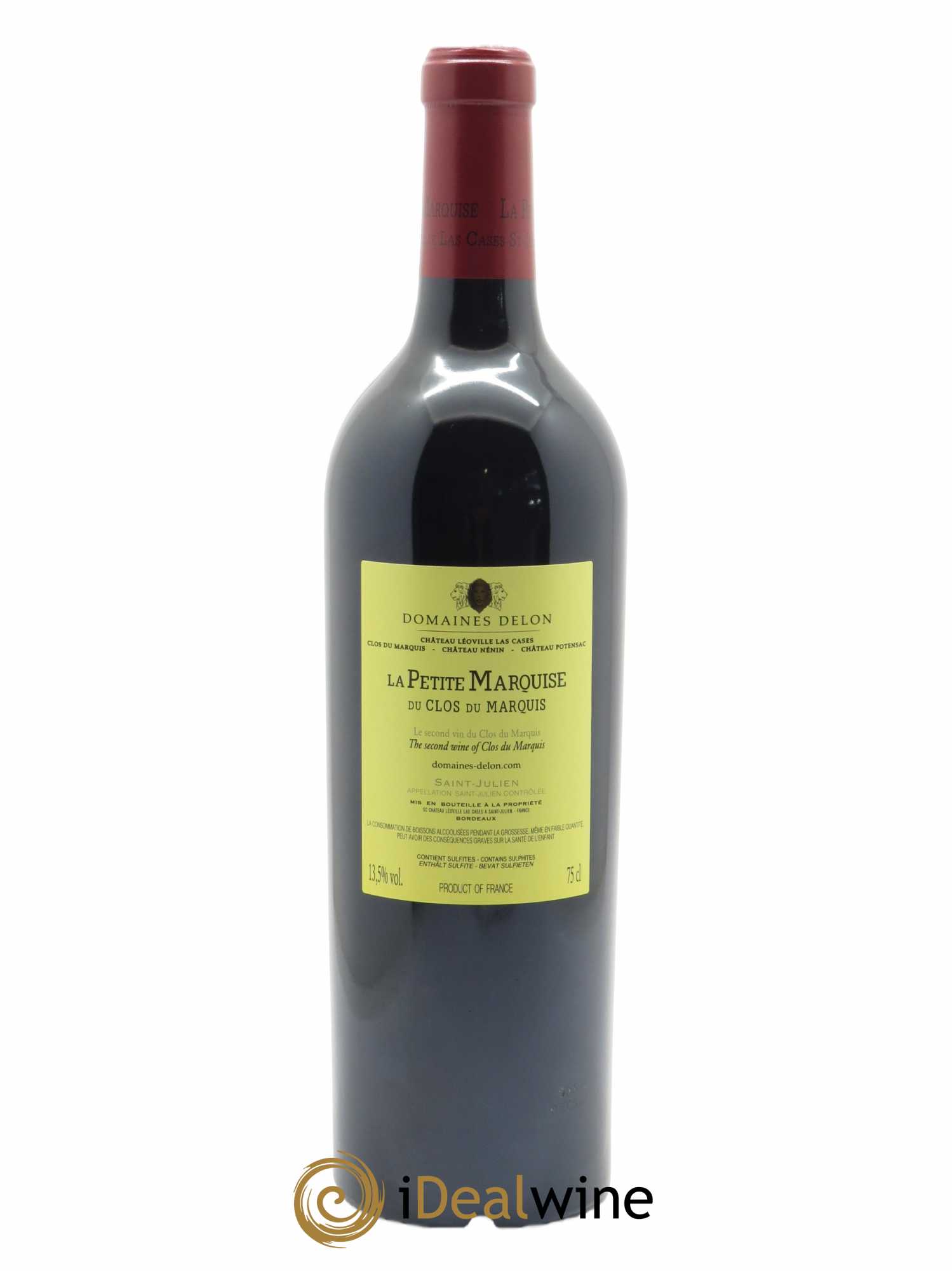 La Petite Marquise Second vin  2019 - Lot de 1 Bouteille