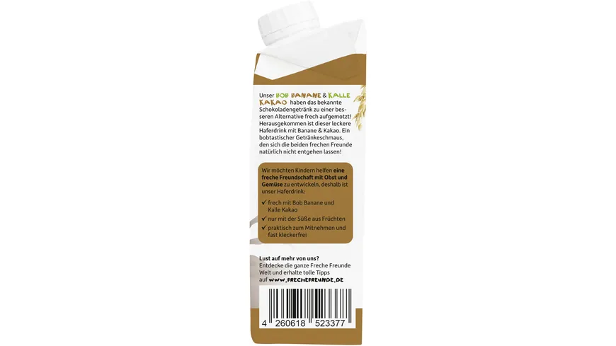 Freche Freunde Bio Haferdrink Banane & Kakao 250 ml