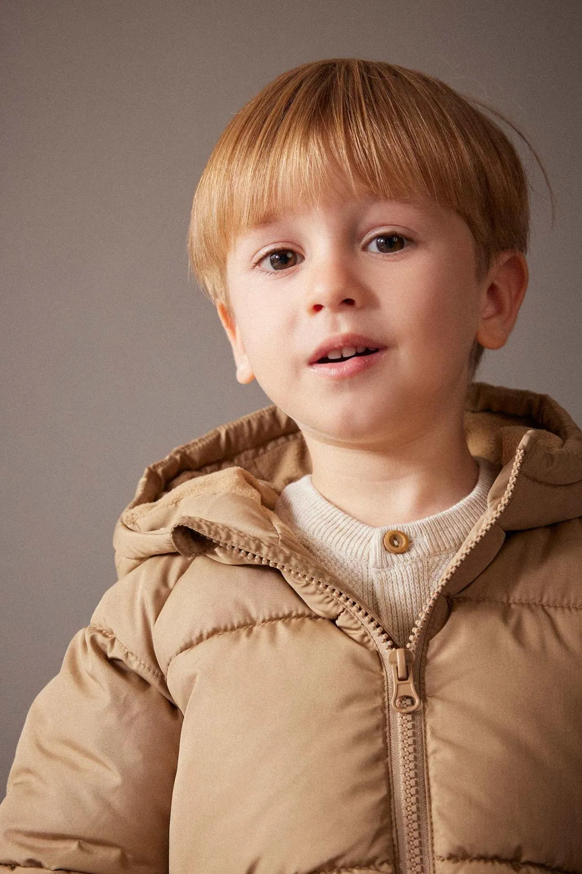 DeFacto  Pufferjacke mit Kapuze und Fleecefutter für Baby Jungen A2212a523wn