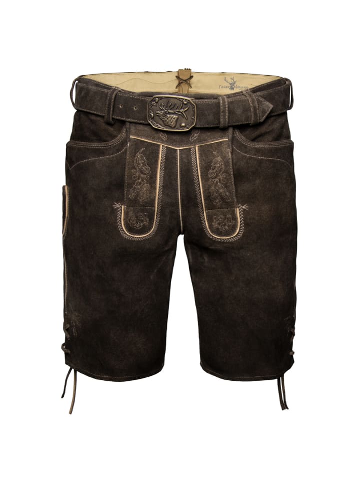 Spieth & Wensky Lederhose Veit in braun günstig kaufen