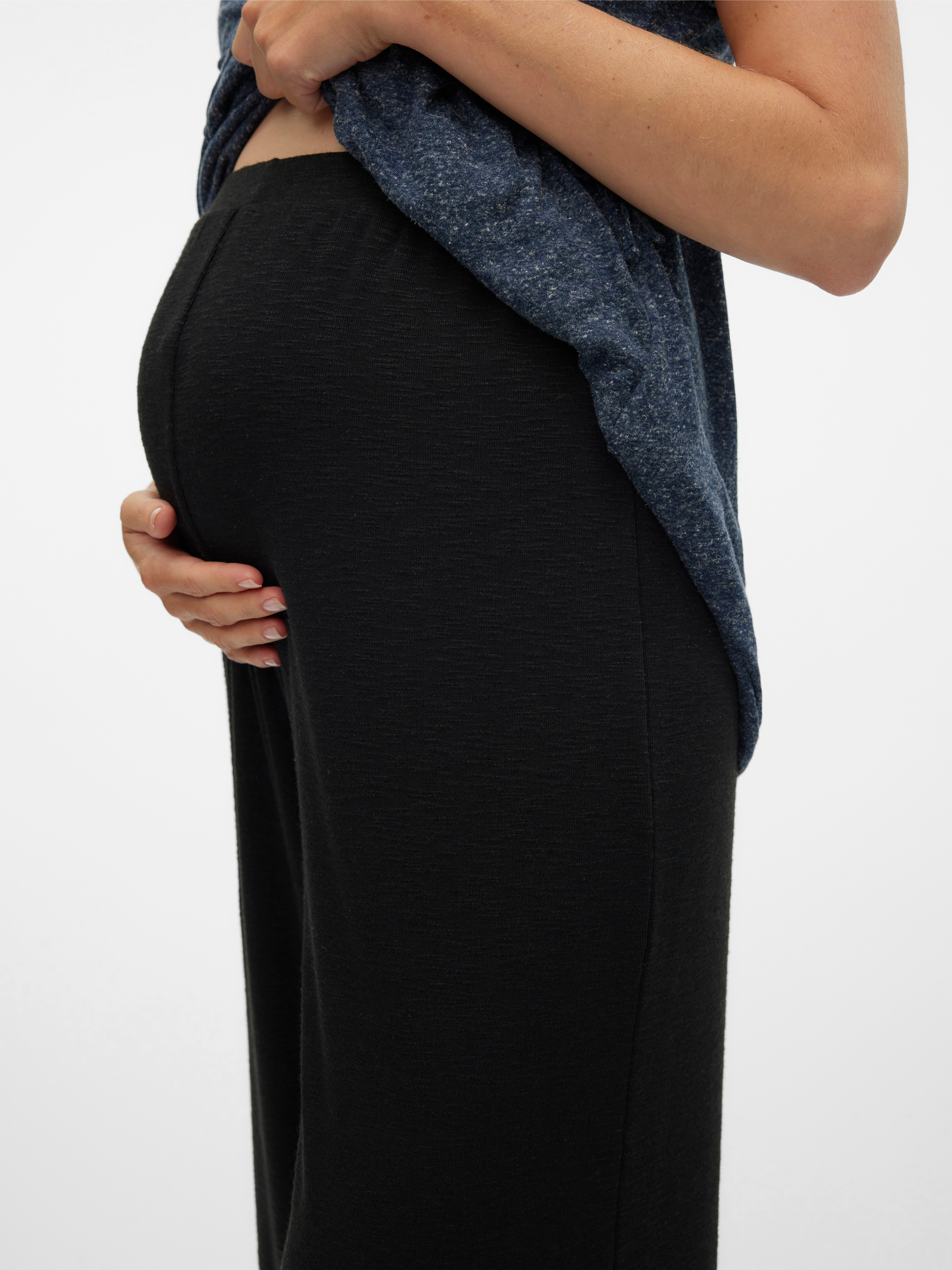 Weiter Beinschnitt Seitenschlitze Hose