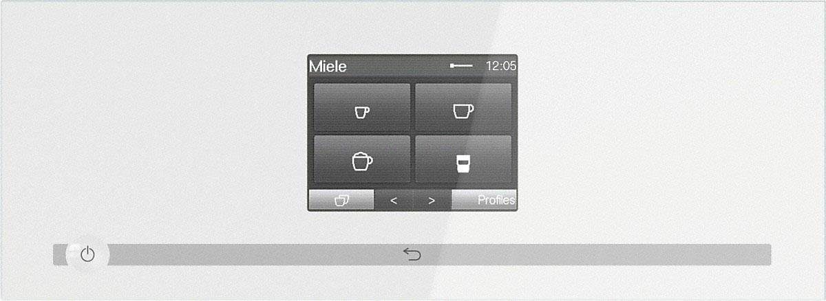 Miele Kaffeevollautomat CM7550 CoffeePassion, inkl. Milchgefäß, Kaffeekannenfunktion