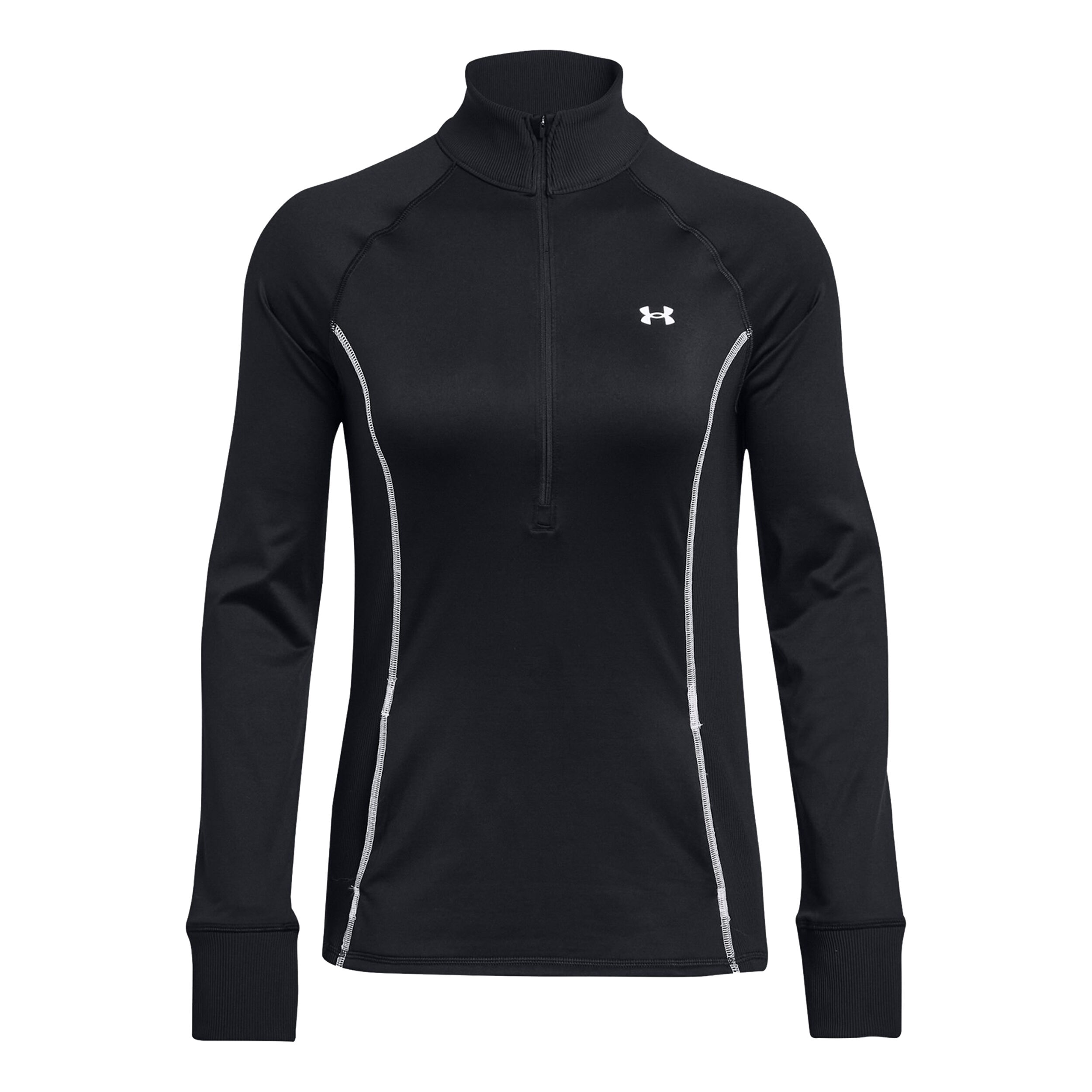 CW Half-Zip Longsleeve Damen - Schwarz