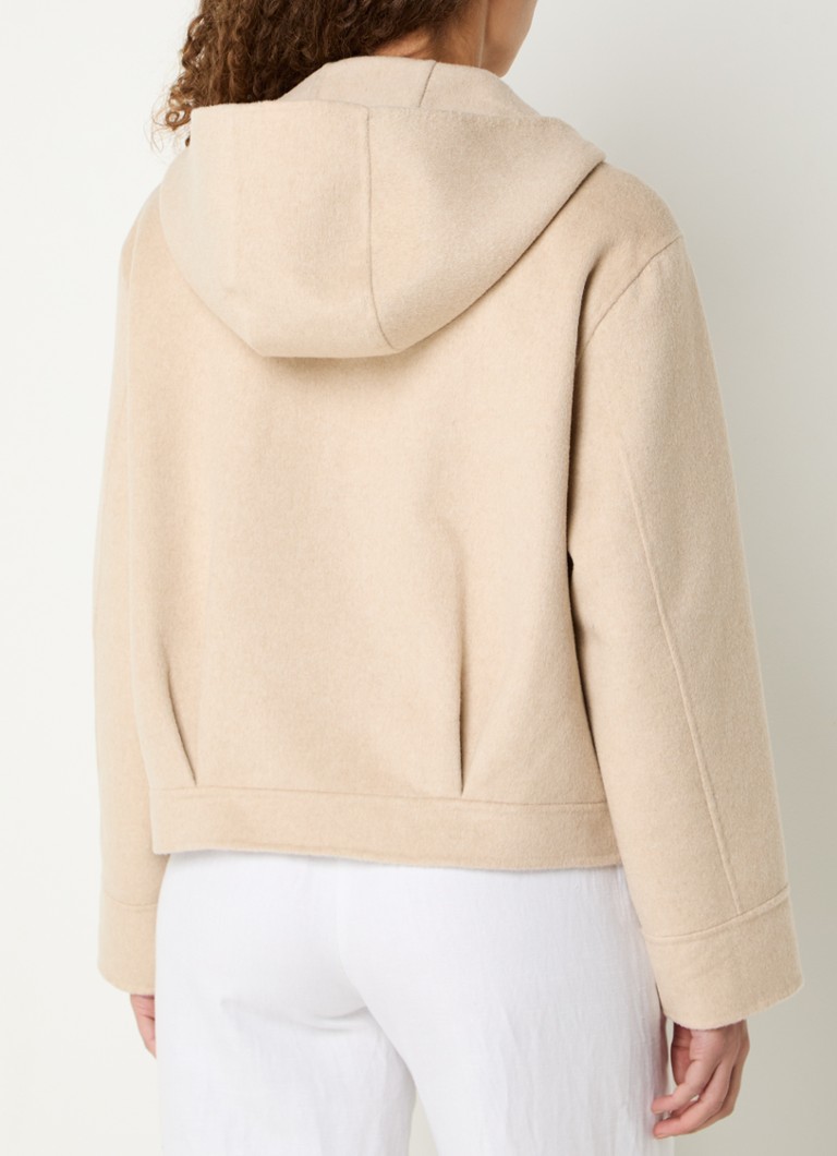 OPUS Jetty sweatshirt in wool blend with side pockets