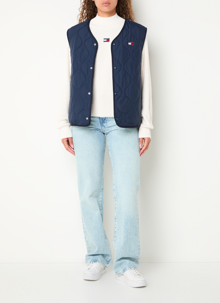 Vesta Tommy Hilfiger s logom a vzorom prešívania