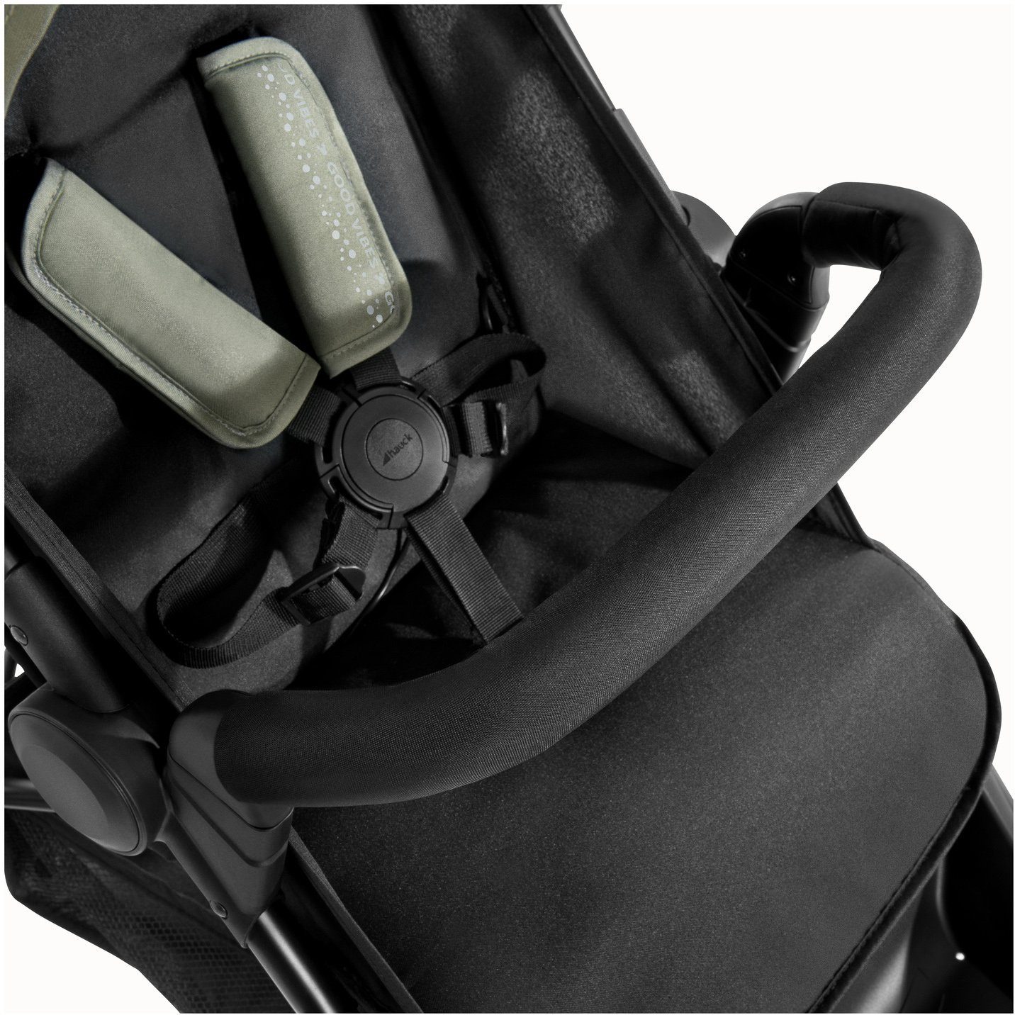 Hauck Dreirad-Kinderwagen Runner 2 Mickey Mouse olive, Kinderwagen, Jogger mit schwenk- und feststellbarem Vorderrad