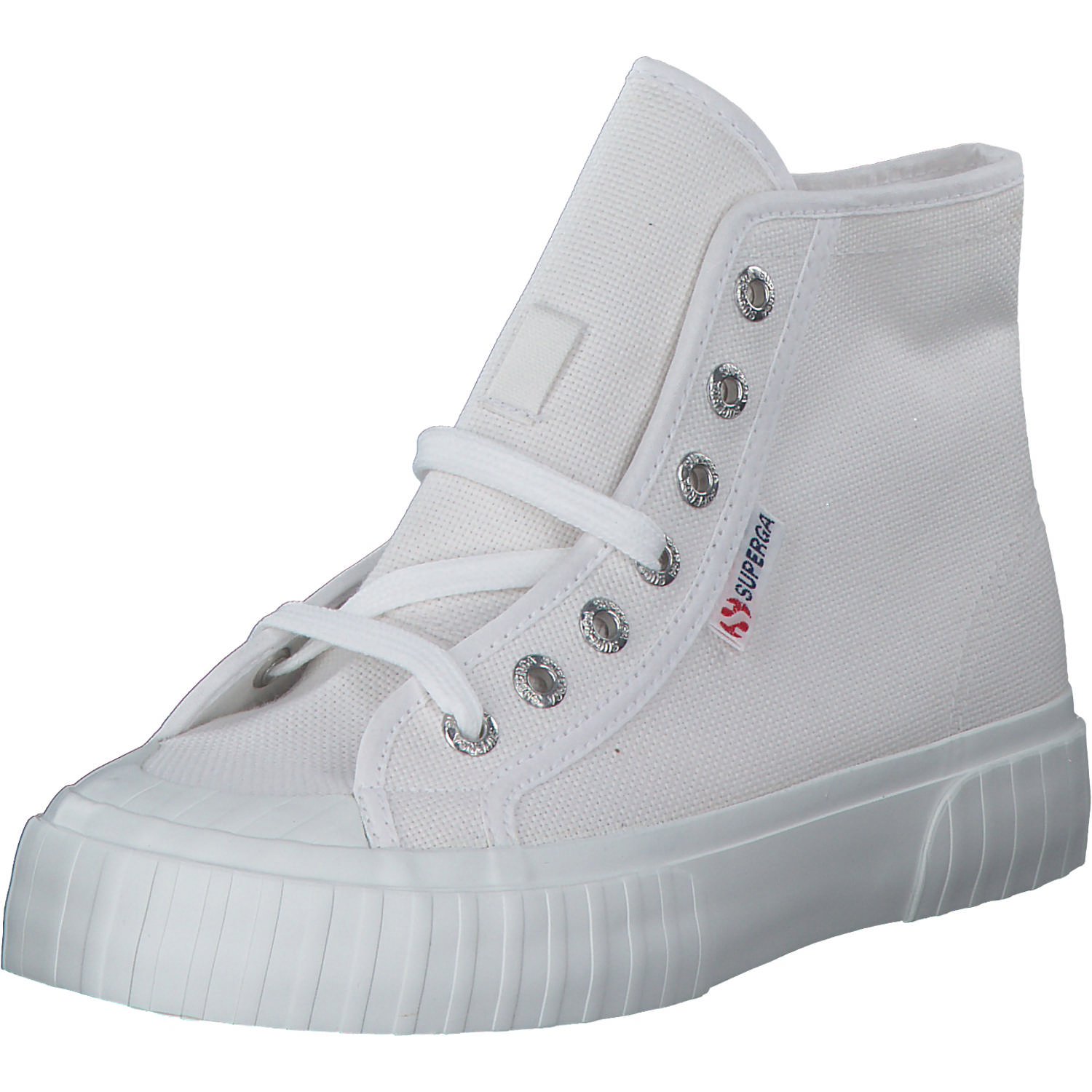 Superga 2696 Stripe S112I9W, Sneakers High, Damen, Weiß