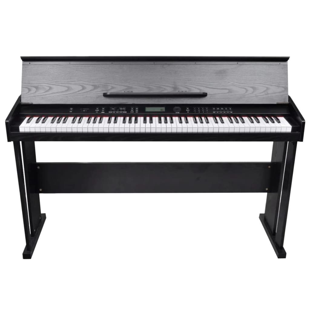 vidaXL Digitalpiano Elektro Klavier Digital E-Piano mit 88 Tasten & Notenablage, (88 tlg)