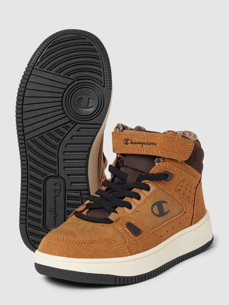 Sneaker mit Schnürverschluss in camel