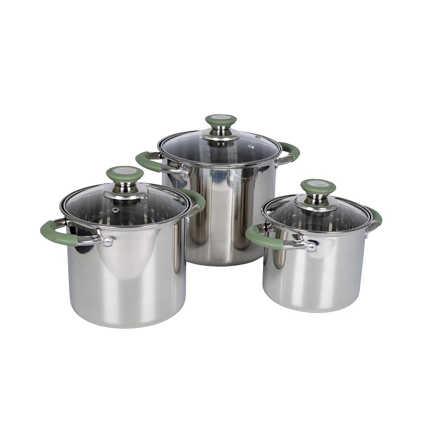 Bo-Camp Elan Plus 3-teiliges Topfset