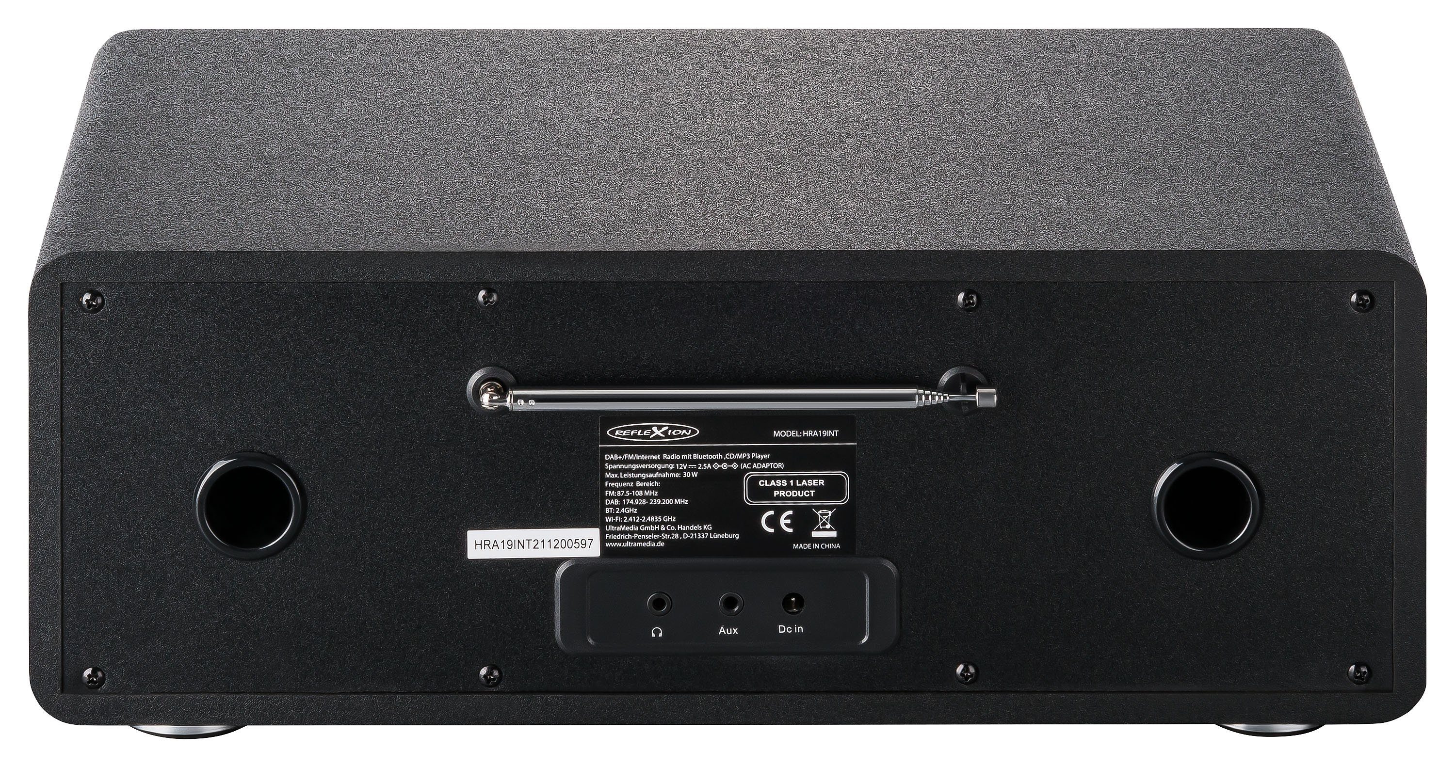 Reflexion HRA19INT Internet-Radio (Digitalradio (DAB), 160 W, 2,4