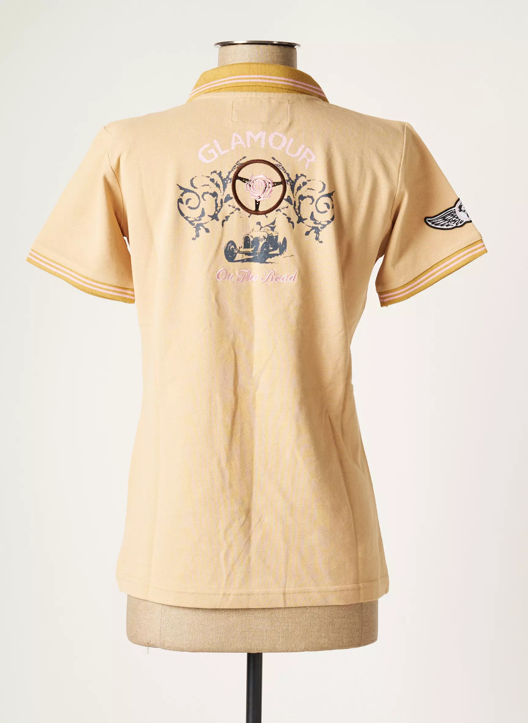 Racing Collection Polos Femme couleur beige
