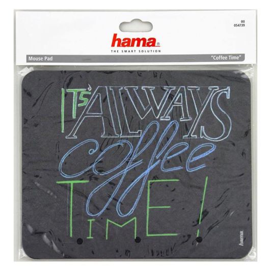 HAMA Mousepad - „Ora cafelei” - Negru