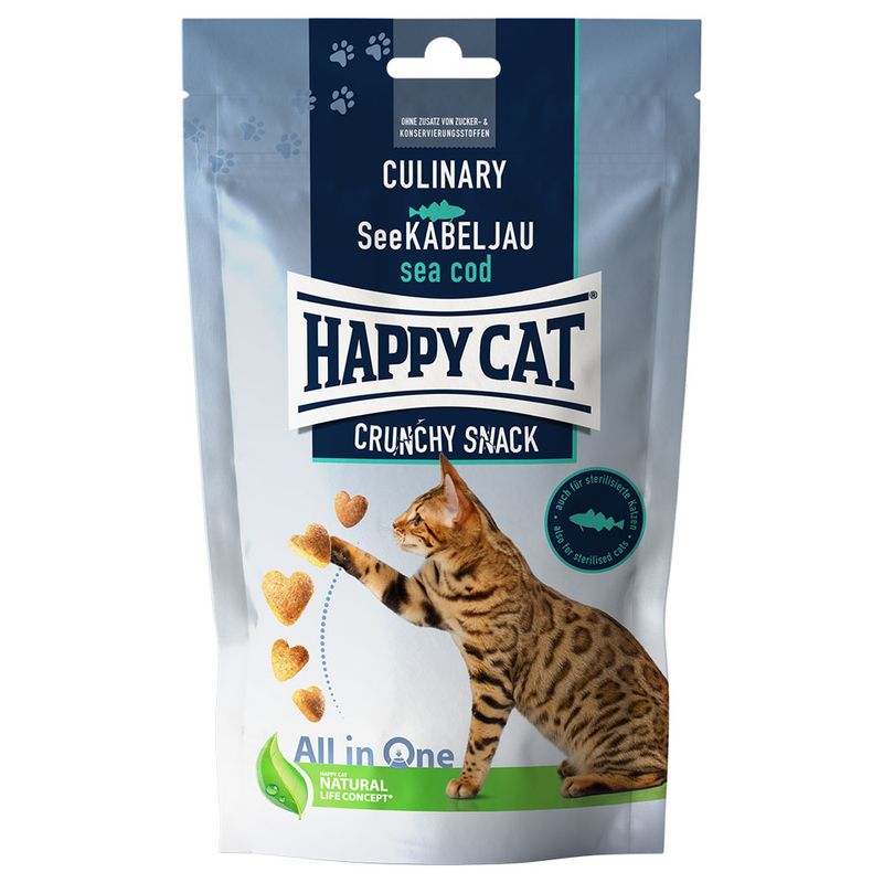 Happy Cat Culinary Crunchy Snack See Kabeljau