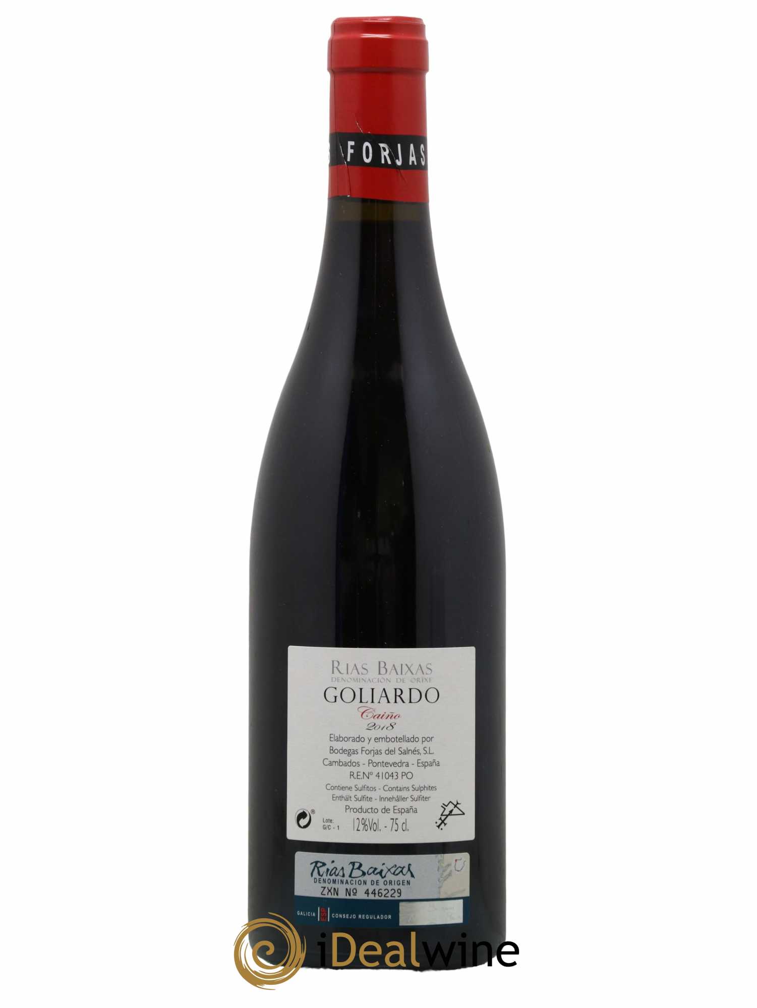 Espagne Rias Baixas Forjas Del Salnés Goliardo Caino 2018 - Lot de 1 Bouteille