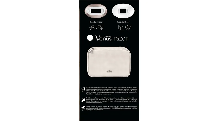 BRAUN IPL-Haarentfernungsgerät Skin i·expert PL7147 Weiß / Bronze